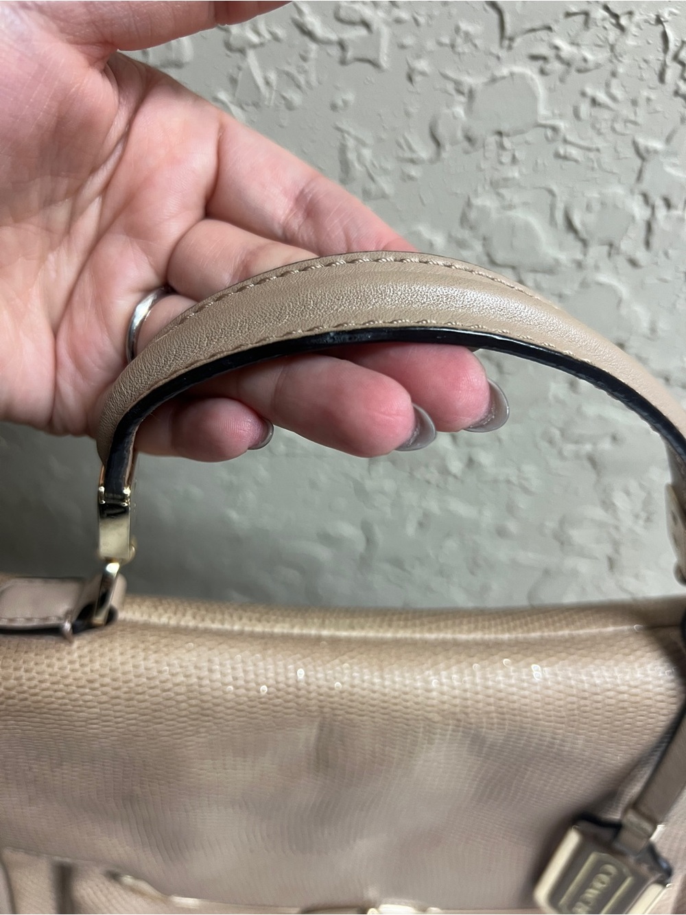 Coach Glitter Madison Sadie Flap Satchel - Picture 4 of 15